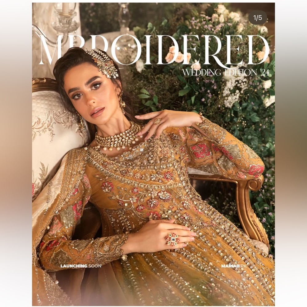 Elegant Gold Embroidered Dress